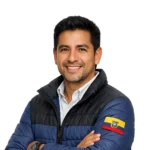 Sonrisa cálida con orgullo ecuatoriano